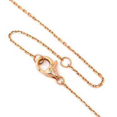 カルティエ Cartier アミュレット ドゥ カルティエ ピンクゴールド×ブラック K18PG ダイヤモンド オニキス ネックレス PG Au750 18K 18金 ダイヤ オニキス