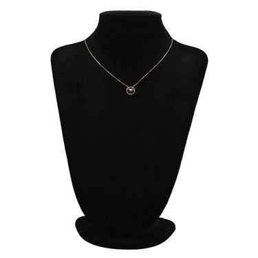 カルティエ Cartier アミュレット ドゥ カルティエ ピンクゴールド×ブラック K18PG ダイヤモンド オニキス ネックレス PG Au750 18K 18金 ダイヤ オニキス