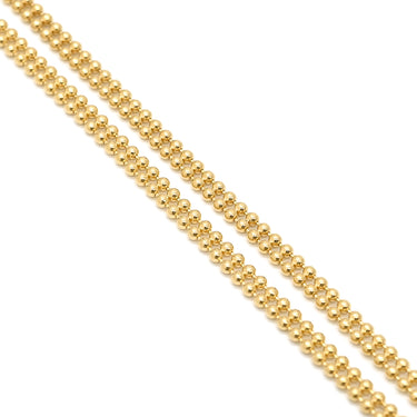 カルティエ Cartier トリニティ 7連 ダイヤモンド B7224806 イエローゴールド×ピンクゴールド×ホワイトゴールド K18YG K18PG K18WG ダイヤモンド ネックレス 3カラー Au750 18K 18金
