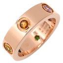 カルティエ Cartier ラブリング マルチカラーストーン B4087800 ピンクゴールドXマルチカラー K18PG マルチストーン #50(JP10) リング 指輪 750 18K 18金 10号