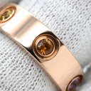 カルティエ Cartier ラブリング マルチカラーストーン B4087800 ピンクゴールドXマルチカラー K18PG マルチストーン #50(JP10) リング 指輪 750 18K 18金 10号