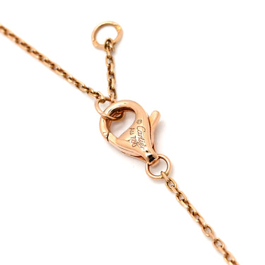 カルティエ Cartier アミュレット ドゥ XS ブラック×ピンクゴールド K18PG ダイヤモンド オニキス ブレスレット 黒 1Pダイヤモンド 750 18金