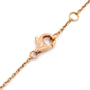 カルティエ Cartier アミュレット ドゥ XS ブラック×ピンクゴールド K18PG ダイヤモンド オニキス ブレスレット 黒 1Pダイヤモンド 750 18金