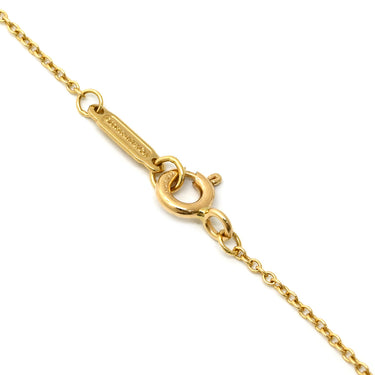 ティファニー Tiffany & Co デイジー キー ペンダント イエローゴールド K18YG ダイヤモンド ネックレス 750 18K YG 1P ダイヤ