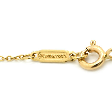 ティファニー Tiffany & Co デイジー キー ペンダント イエローゴールド K18YG ダイヤモンド ネックレス 750 18K YG 1P ダイヤ