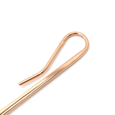 エルメス HERMES クルー ドゥ フォルジュ ローズゴールド K18PG ピアス ピンクゴールド 18K 750 フックピアス