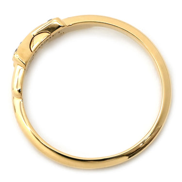ショーメ CHAUMET ジュ ドゥ リアン ダイヤリング 081218 イエローゴールド K18YG ダイヤモンド #51(JP11) リング 指輪 18K 750 YG 10石 クロスモチーフ 10号