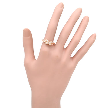 ショーメ CHAUMET ジュ ドゥ リアン ダイヤモンド 081239-058 ピンクゴールド K18PG ダイヤモンド #58 リング 指輪 Au750 18K 10石 10粒 クロス Xモチーフ 17号