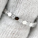ショーメ CHAUMET ビー ドゥ ショーメ ダイヤ 081890 ホワイトゴールド K18WG ダイヤモンド #57(JP17) リング 指輪 ビーマイラブ ハニカム 14石 16.5号