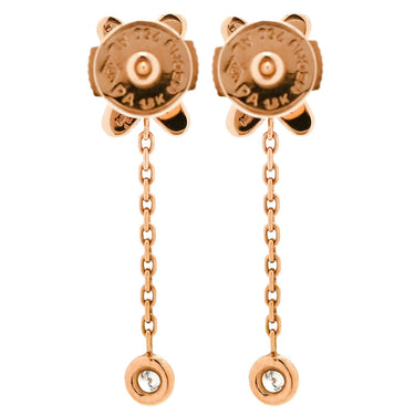 ショーメ CHAUMET ジュ ドゥ リアン ダイヤ ピンクゴールド K18PG ダイヤモンド ピアス 750 18K PG ドロップ スウィング