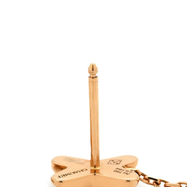 ショーメ CHAUMET ジュ ドゥ リアン ダイヤ ピンクゴールド K18PG ダイヤモンド ピアス 750 18K PG ドロップ スウィング