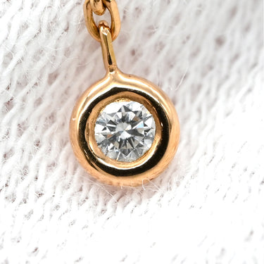 ショーメ CHAUMET ジュ ドゥ リアン ダイヤ ピンクゴールド K18PG ダイヤモンド ピアス 750 18K PG ドロップ スウィング