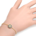 クリスチャン・ディオール Christian Dior ローズ デヴァン パープル×イエローゴールド K18YG ダイヤモンド ラピスラズリ ブレスレット Au750 18K 1Pダイヤ ラピスラズリ Rose des Vents