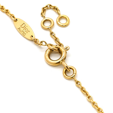 クリスチャン・ディオール Christian Dior ローズ デヴァン パープル×イエローゴールド K18YG ダイヤモンド ラピスラズリ ブレスレット Au750 18K 1Pダイヤ ラピスラズリ Rose des Vents