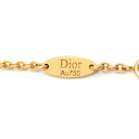 クリスチャン・ディオール Christian Dior ローズ デヴァン パープル×イエローゴールド K18YG ダイヤモンド ラピスラズリ ブレスレット Au750 18K 1Pダイヤ ラピスラズリ Rose des Vents