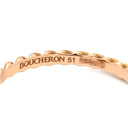 ブシュロン BOUCHERON セルパンボエム エクストラスモール JRG02143 ピンクゴールド K18PG #51(JP11) リング 指輪 K18 18K 750 PG ダイヤ 8P 10号