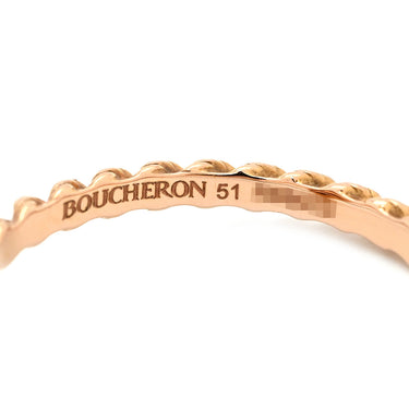 ブシュロン BOUCHERON セルパンボエム エクストラスモール JRG02143 ピンクゴールド K18PG #51(JP11) リング 指輪 K18 18K 750 PG ダイヤ 8P 10号