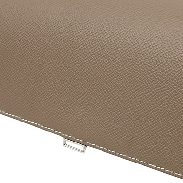 エルメス HERMES デッラ カヴァッレリア エラン エトゥープ ヴォーエプソン ショルダーバッグ シルバー金具 2024年製
