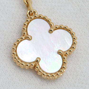 ヴァンクリーフアーペル Van Cleef & Arpels マジック アルハンブラ 6モチーフ VCARD79200 イエローゴールド×マルチカラー K18YG オニキス ホワイトマザーオブパール グレーマザーオブパール ネックレス