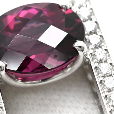 タサキ TASAKI ロードライトガーネット ダイヤモンド レッド×ホワイトゴールド K18WG ダイヤモンド ロードライトガーネット ペンダントトップ TASAKI 大粒 ネックレストップ 18K 750 WG
