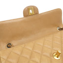 シャネル CHANEL マトラッセ チェーンショルダー ベージュ キャビアスキン ショルダーバッグ ゴールド金具 シングルフラップ ココマーク