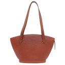 ルイヴィトン LOUIS VUITTON サンジャック ショッピング M52263 ケニアブラウン エピレザー ショルダーバッグ ゴールド金具 茶 ロングハンドル仕様
