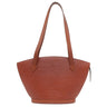 ルイヴィトン LOUIS VUITTON サンジャック ショッピング M52263 ケニアブラウン エピレザー ショルダーバッグ ゴールド金具 茶 ロングハンドル仕様
