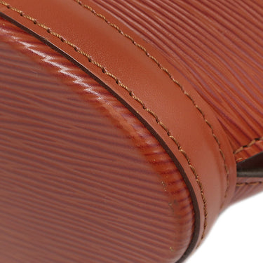 ルイヴィトン LOUIS VUITTON サンジャック ショッピング M52263 ケニアブラウン エピレザー ショルダーバッグ ゴールド金具 茶 ロングハンドル仕様
