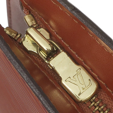 ルイヴィトン LOUIS VUITTON サンジャック ショッピング M52263 ケニアブラウン エピレザー ショルダーバッグ ゴールド金具 茶 ロングハンドル仕様