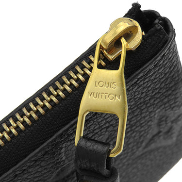 ルイヴィトン LOUIS VUITTON キーケース ポシェット クレ M80879 ブラック モノグラムアンプラント コインケース ゴールド金具 小銭入れ
