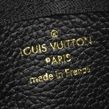 ルイヴィトン LOUIS VUITTON キーケース ポシェット クレ M80879 ブラック モノグラムアンプラント コインケース ゴールド金具 小銭入れ