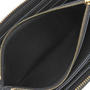 ルイヴィトン LOUIS VUITTON ジッピー ウォレット M82645 ノワール モノグラムマヒナ 長財布 ゴールド金具 黒 金 ラウンドファスナー