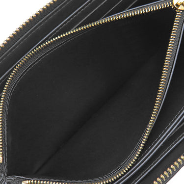 ルイヴィトン LOUIS VUITTON ジッピー ウォレット M82645 ノワール モノグラムマヒナ 長財布 ゴールド金具 黒 金 ラウンドファスナー