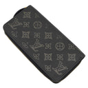 ルイヴィトン LOUIS VUITTON ジッピー ウォレット M82645 ノワール モノグラムマヒナ 長財布 ゴールド金具 黒 金 ラウンドファスナー