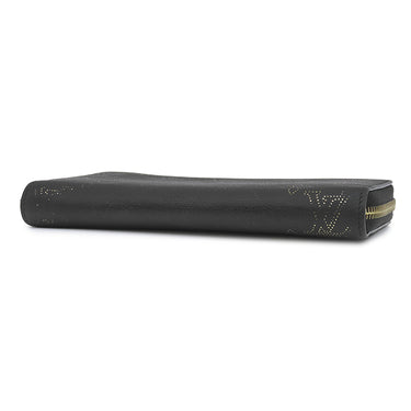 ルイヴィトン LOUIS VUITTON ジッピー ウォレット M82645 ノワール モノグラムマヒナ 長財布 ゴールド金具 黒 金 ラウンドファスナー