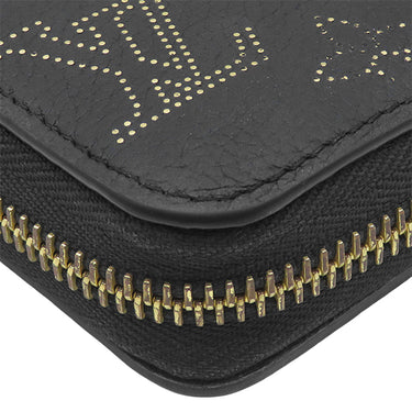 ルイヴィトン LOUIS VUITTON ジッピー ウォレット M82645 ノワール モノグラムマヒナ 長財布 ゴールド金具 黒 金 ラウンドファスナー