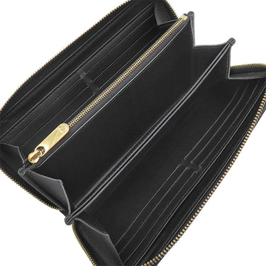 ルイヴィトン LOUIS VUITTON ジッピー ウォレット M82645 ノワール モノグラムマヒナ 長財布 ゴールド金具 黒 金 ラウンドファスナー