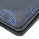 ルイヴィトン LOUIS VUITTON オーガナイザー ドゥ ポッシュ M80421 ネイビーブルー レザー モノグラムシャドウレザー カードケース カード入れ 名刺入れ