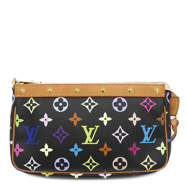 ルイヴィトン LOUIS VUITTON ポシェット アクセソワール M92648 ノワール モノグラムキャンバス モノグラムマルチカラーキャンバス アクセサリーポーチ ゴールド金具