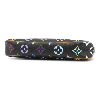 ルイヴィトン LOUIS VUITTON ポシェット アクセソワール M92648 ノワール モノグラムキャンバス モノグラムマルチカラーキャンバス アクセサリーポーチ ゴールド金具