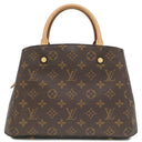 ルイヴィトン LOUIS VUITTON モンテーニュ BB M41055 モノグラム モノグラムキャンバス 2WAYバッグ ゴールド金具 茶 ショルダー ハンドバッグ