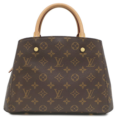 ルイヴィトン LOUIS VUITTON モンテーニュ BB M41055 モノグラム モノグラムキャンバス 2WAYバッグ ゴールド金具 茶 ショルダー ハンドバッグ