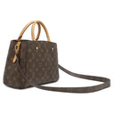 ルイヴィトン LOUIS VUITTON モンテーニュ BB M41055 モノグラム モノグラムキャンバス 2WAYバッグ ゴールド金具 茶 ショルダー ハンドバッグ