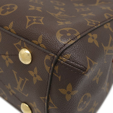 ルイヴィトン LOUIS VUITTON モンテーニュ BB M41055 モノグラム モノグラムキャンバス 2WAYバッグ ゴールド金具 茶 ショルダー ハンドバッグ
