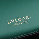 ブルガリ BVLGARI セルペンティ フォーエバー ラージウォレット グリーン カーフ 長財布 ゴールド金具 二つ折り 札入れ