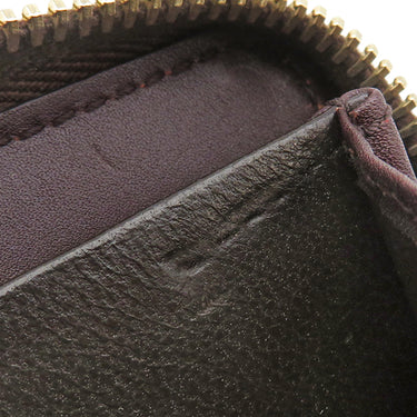 グッチ GUCCI グッチシマ ラウンドファスナー 112724 ブラウン レザー 長財布 ゴールド金具 茶