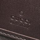 グッチ GUCCI グッチシマ ラウンドファスナー 112724 ブラウン レザー 長財布 ゴールド金具 茶