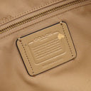 コーチ COACH ドリーマー アイボリー×ブラウン レザー パイソン 2WAYバッグ ゴールド金具 ハンドバッグ ショルダー
