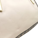 コーチ COACH ドリーマー アイボリー×ブラウン レザー パイソン 2WAYバッグ ゴールド金具 ハンドバッグ ショルダー