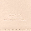 フェンディ FENDI マイクロトリフォールド ウォレット 8M0395 ピンク カーフ 三つ折り財布 ゴールド金具 ロゴ コンパクト 小銭入れ